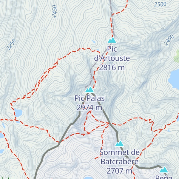 Map of Pic Palas