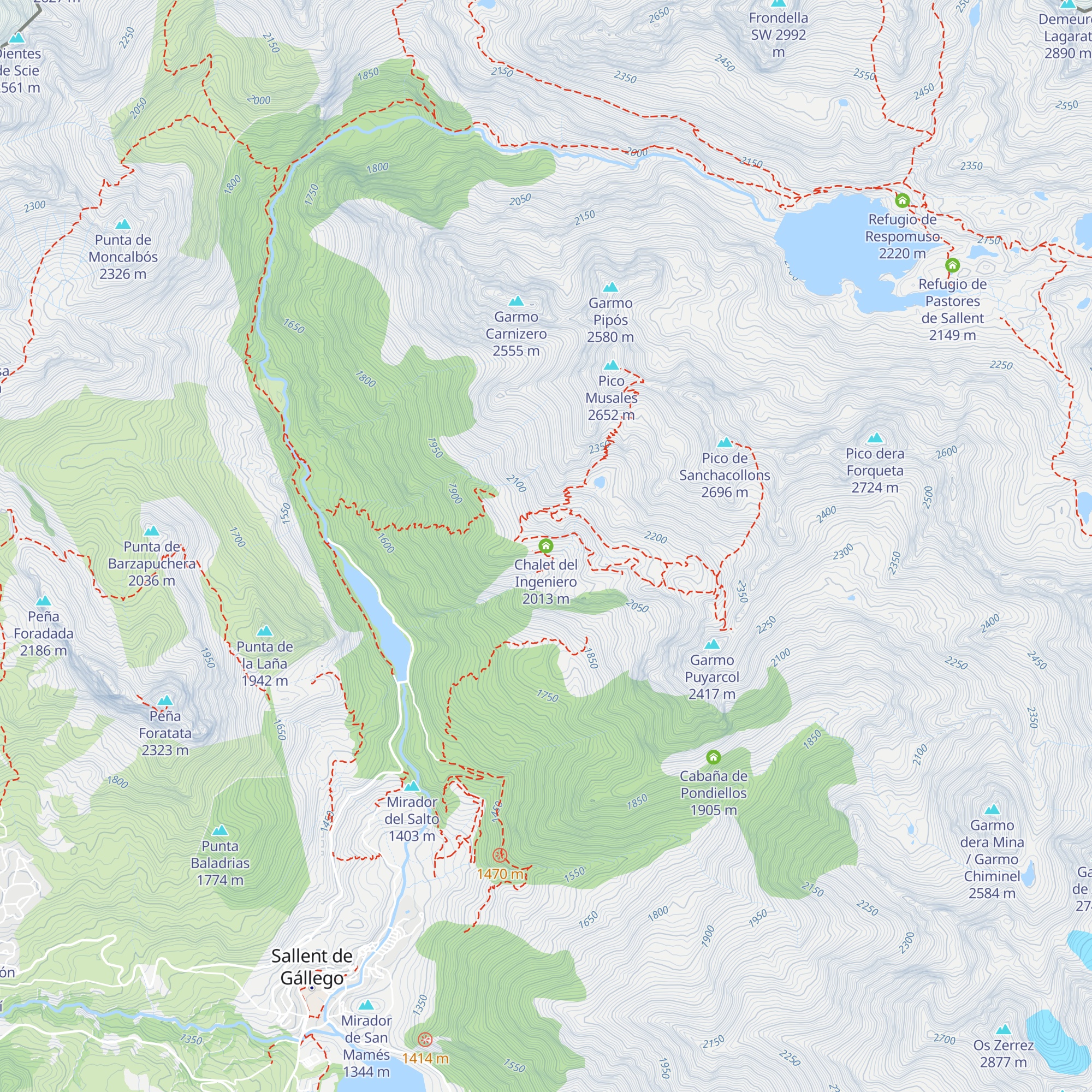 Chalet del Ingeniero map