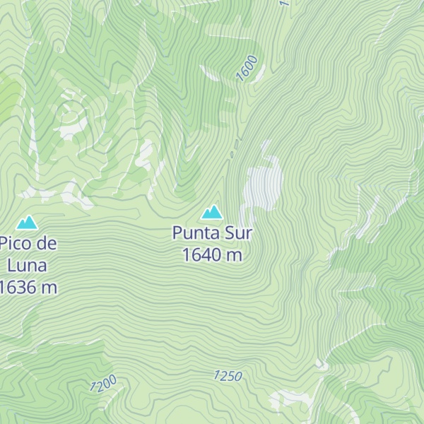 Map of Punta Sur