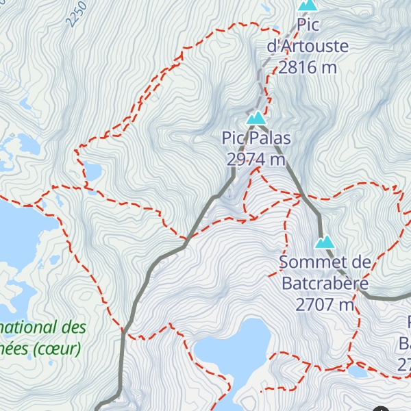 Map of Piton von Martin