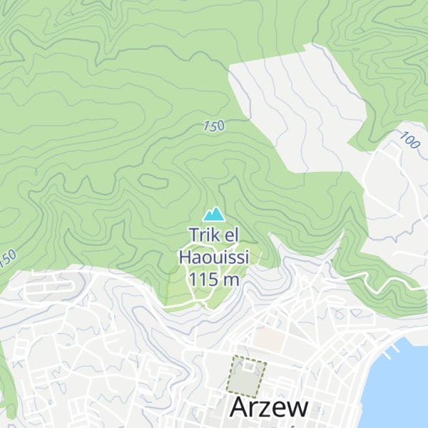 Map of Trik el Haouissi
