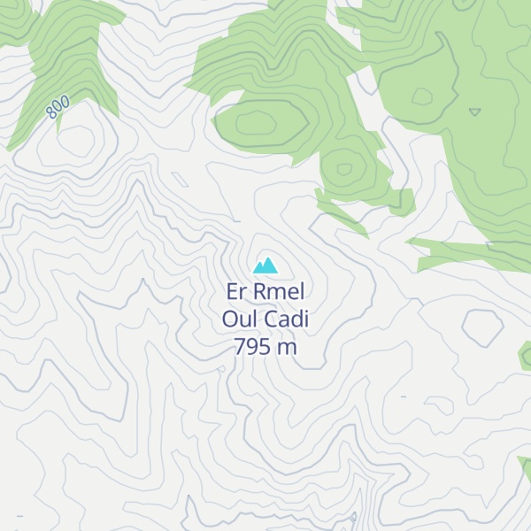 Map of Er Rmel Oul Cadi