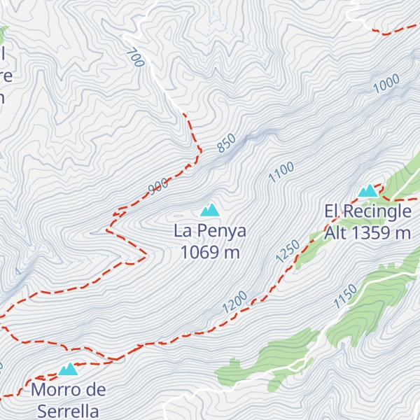 Map of La Penya