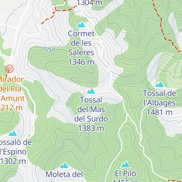 Map of Tossal del Mas del Surdo