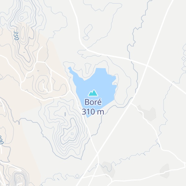 Map of Boré