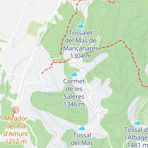 Map of Cormet de les Saleres