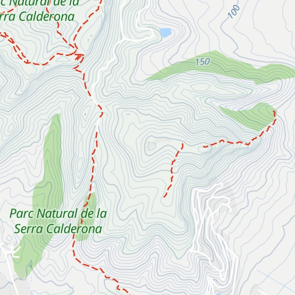 Map of Montaña Negra