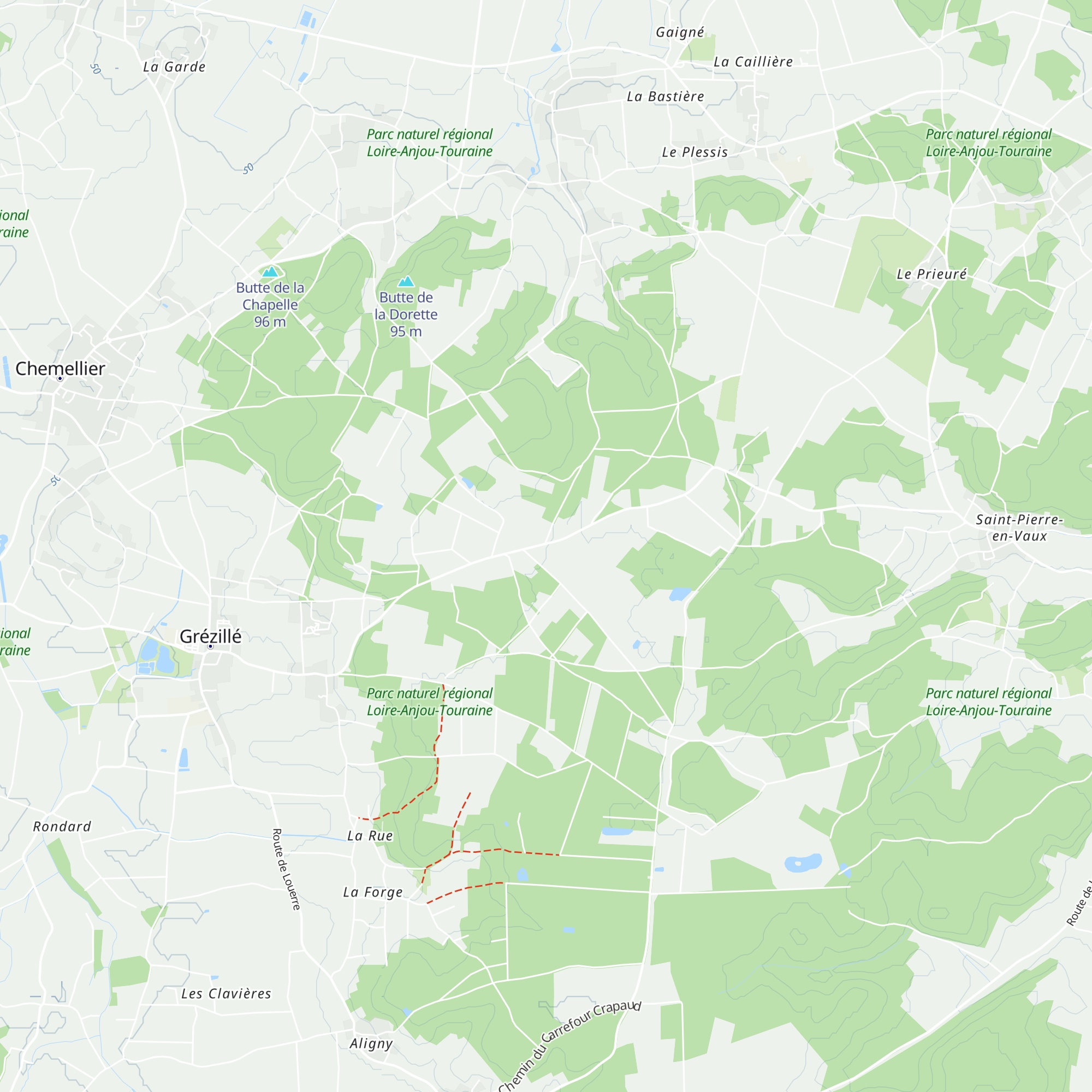 Cabane de vigne map