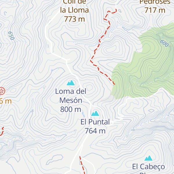 Map of El Pirineu