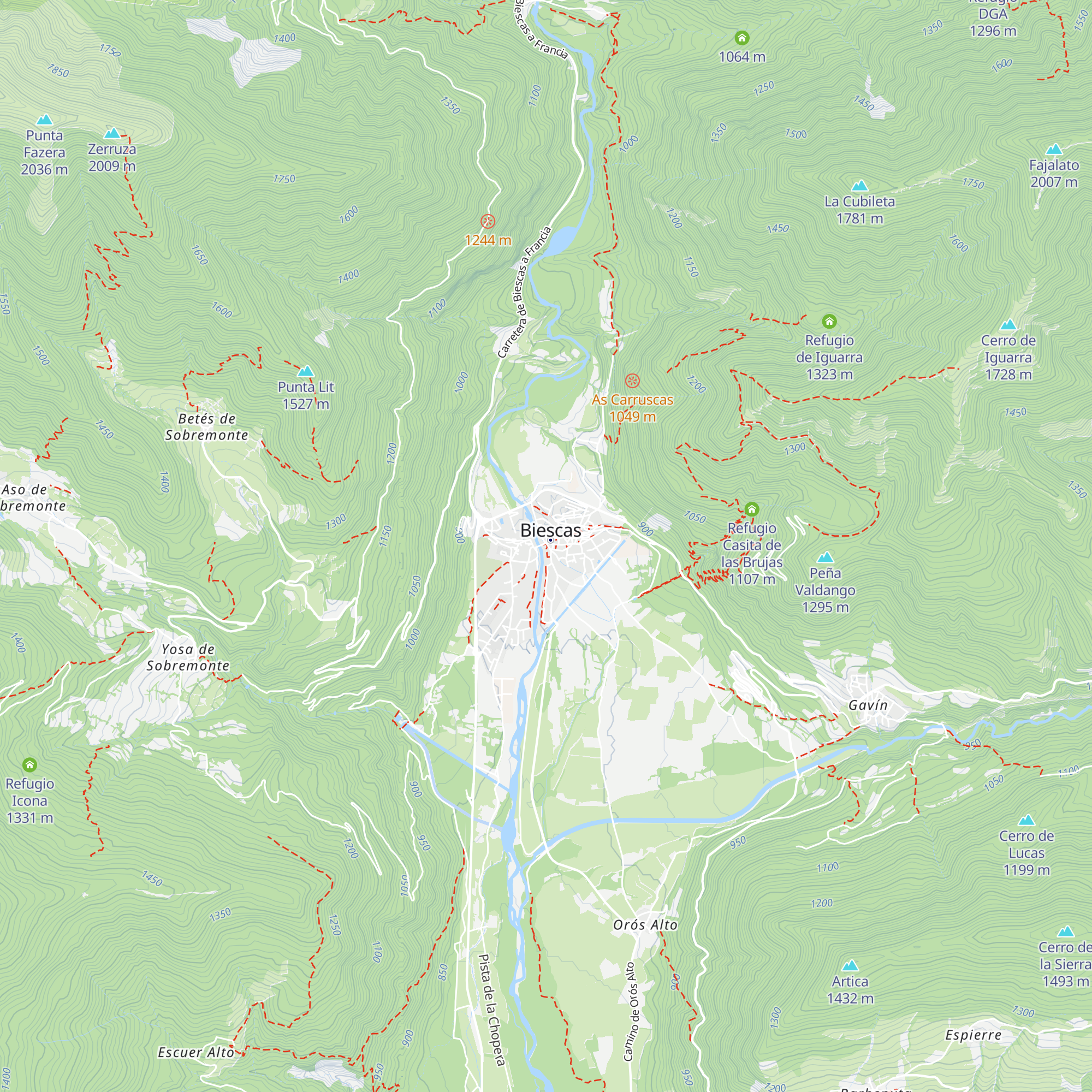 Información Turística map