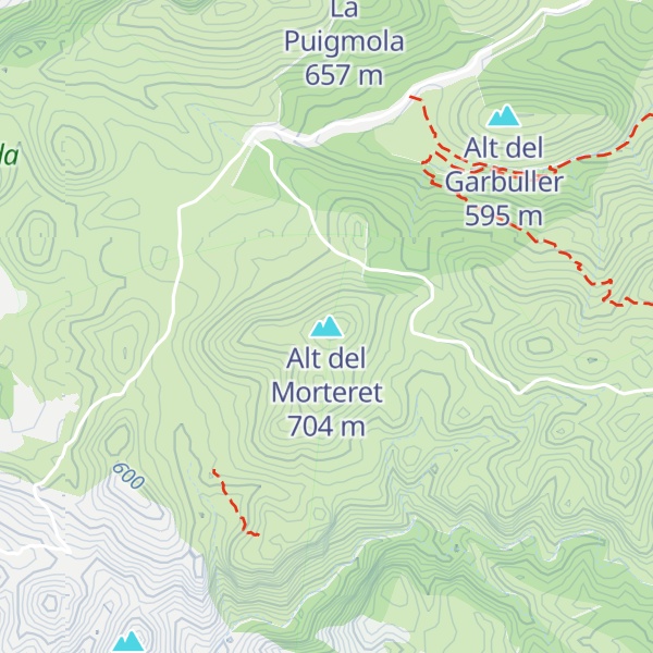 Map of Alt del Morteret