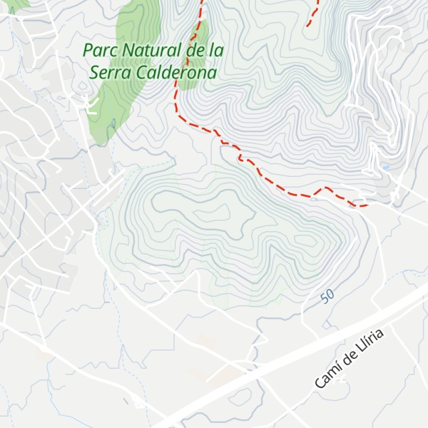 Map of La Costera