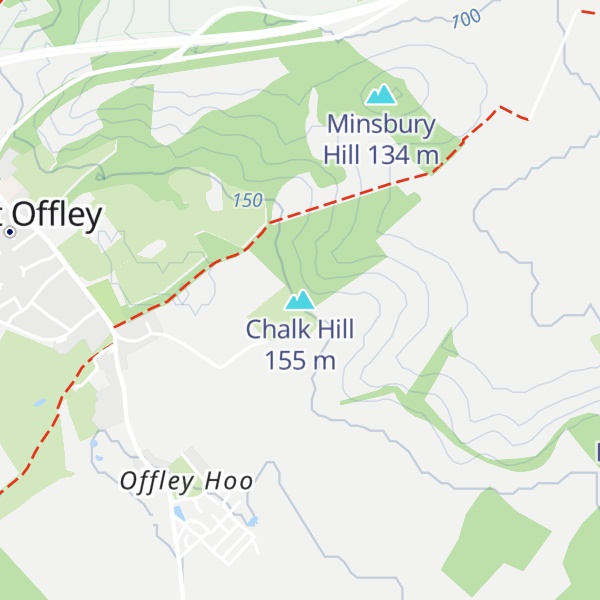 Map of Chalk Hill