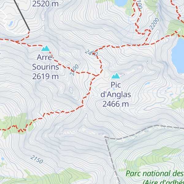 Map of Cabane d'Arre