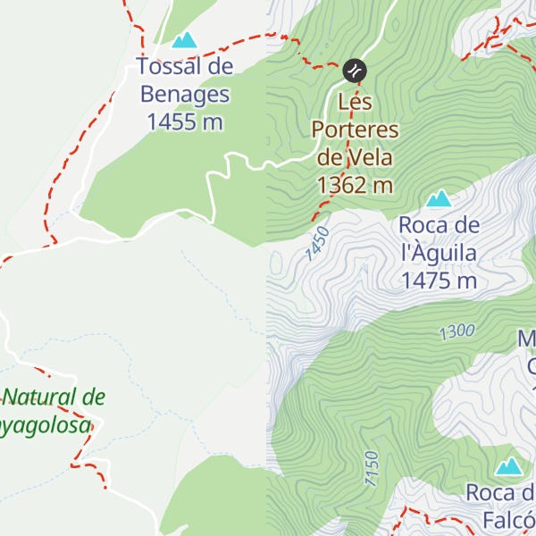 Map of Tossal de les Mallades