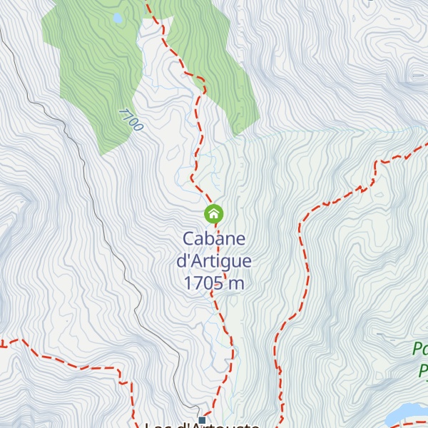 Map of Cabane d'Artigue