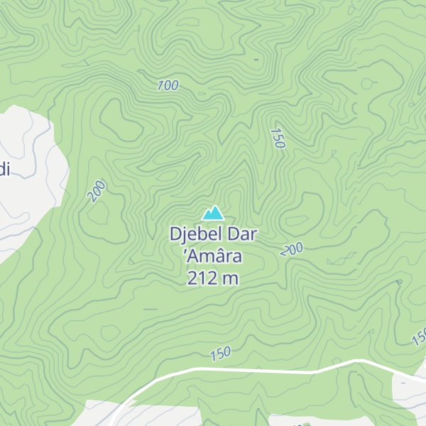 Map of Djebel Dar ’Amâra