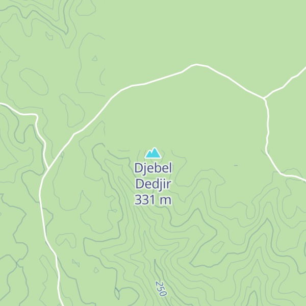 Map of Djebel Dedjir