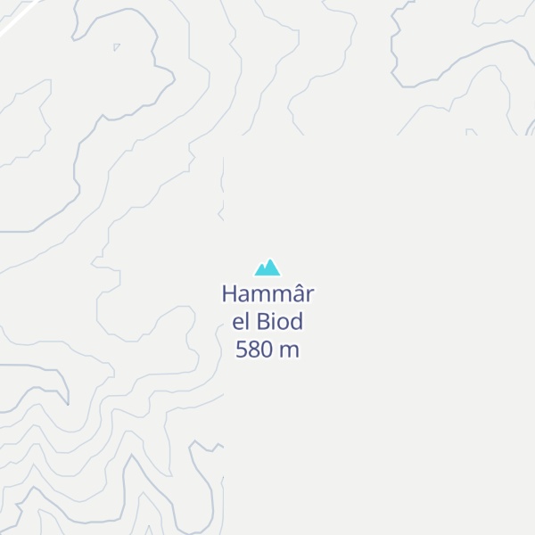 Map of Hammâr el Biod