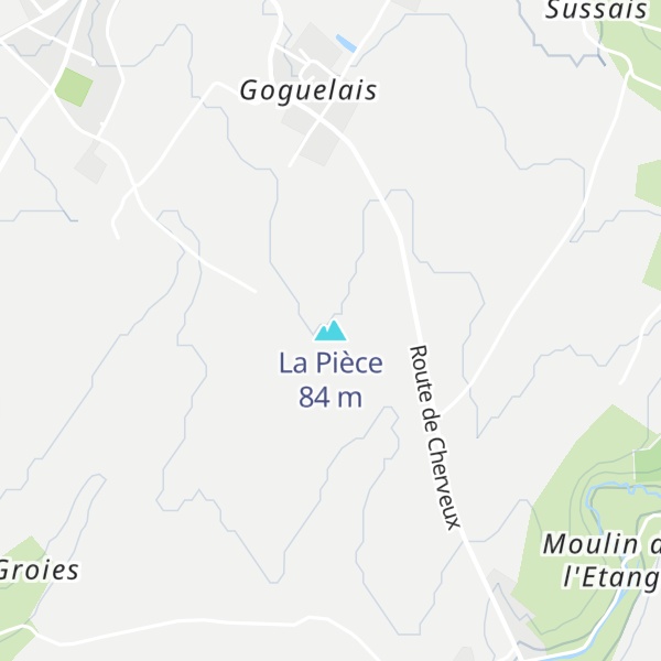 Map of La Pièce