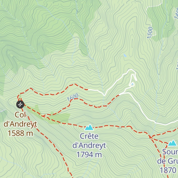 Map of Cabane Labourd