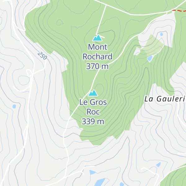 Map of Le Gros Roc