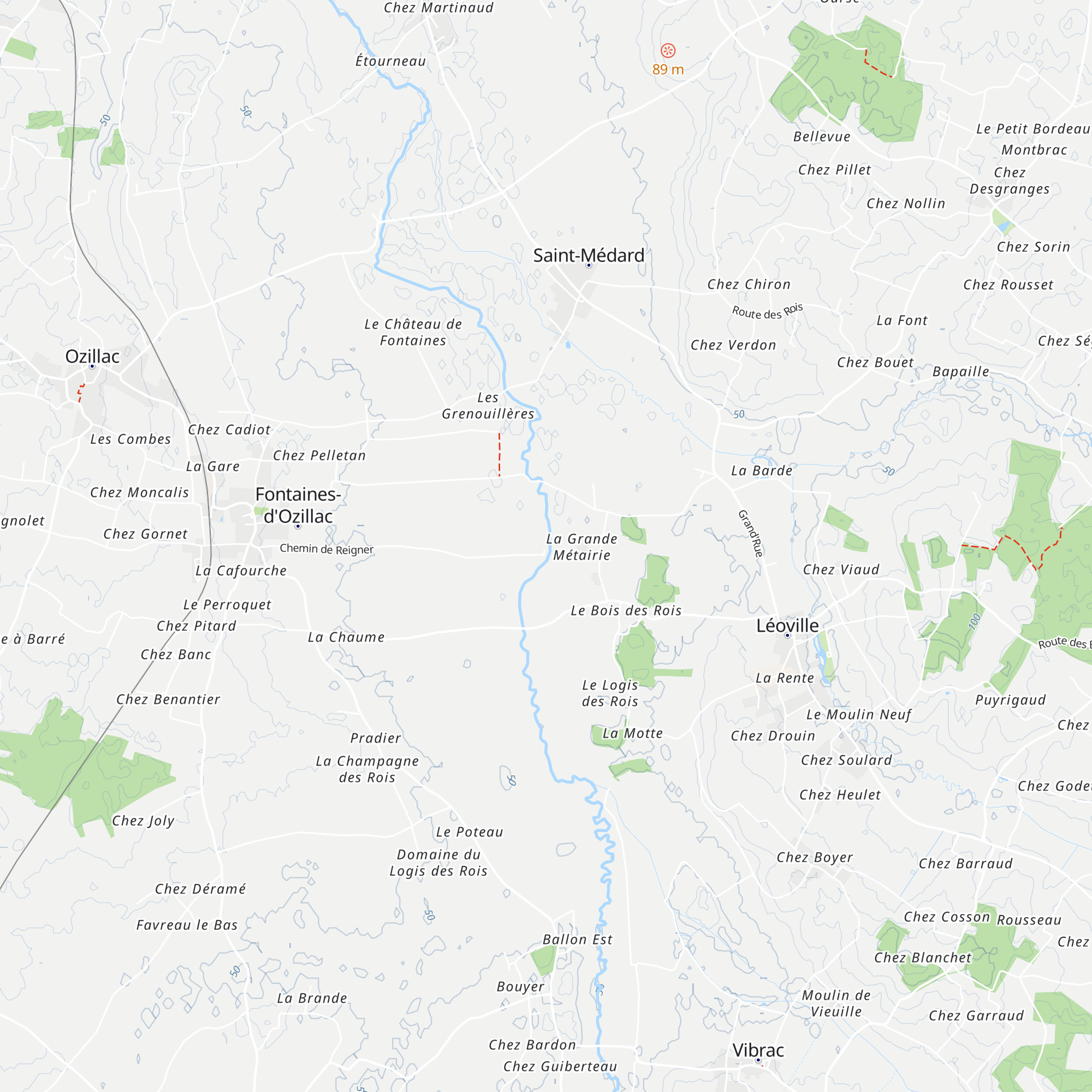 Gîtes Communaux map
