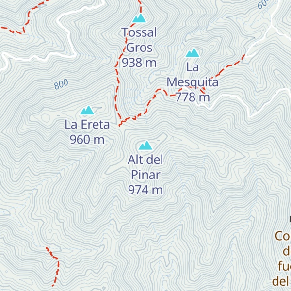 Map of Alt del Pinar