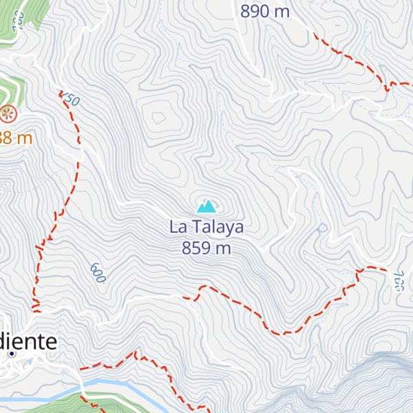 Map of La Talaya