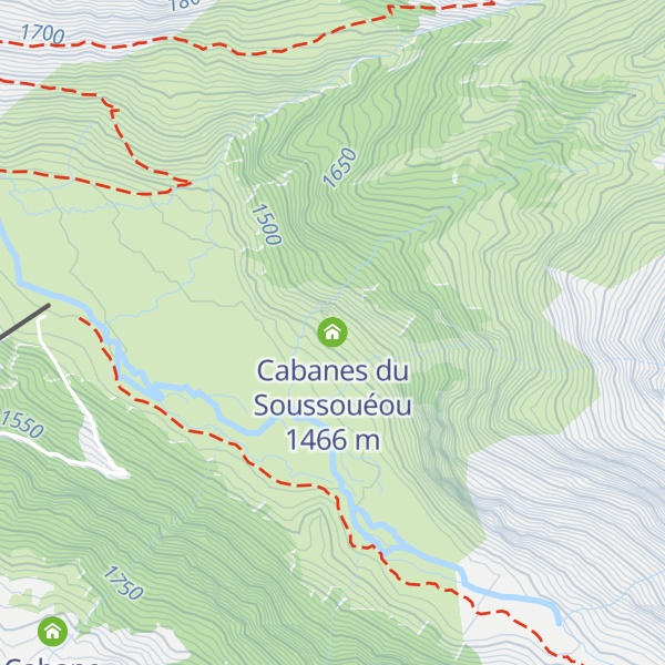 Map of Cabanes du Soussouéou