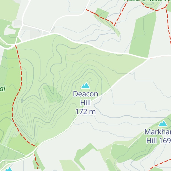 Map of Deacon Hill