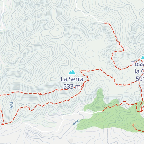 Map of La Serra