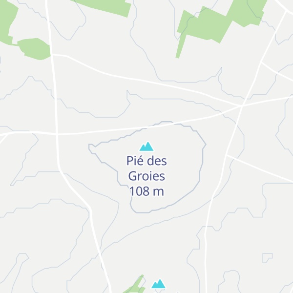 Map of Pié des Groies