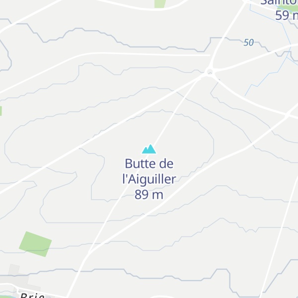 Map of Butte de l'Aiguiller