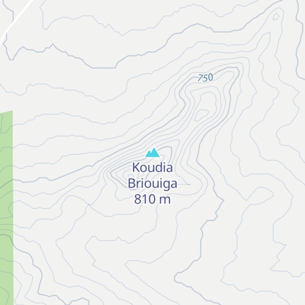 Map of Koudia Briouiga
