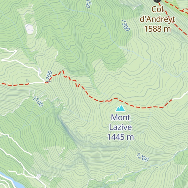 Map of Cabane du Pâtre