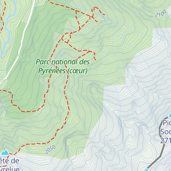 Map of Crête d'Estrémère