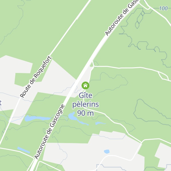 Map of Gîte pèlerins