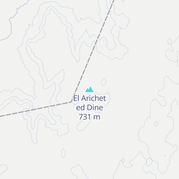 Map of El Arichet ed Dine