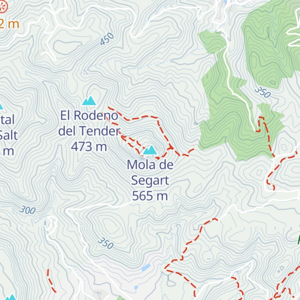 Map of Mola de Segart