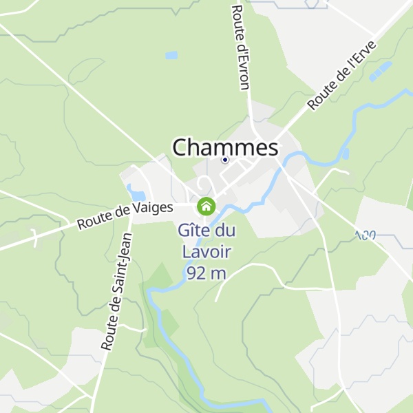 Map of Gîte du Lavoir