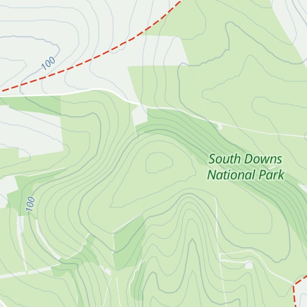 Map of Cissbury Ring