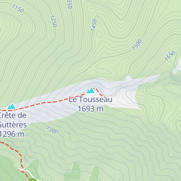 Map of Le Tousseau