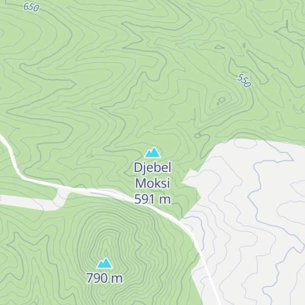Map of Djebel Moksi