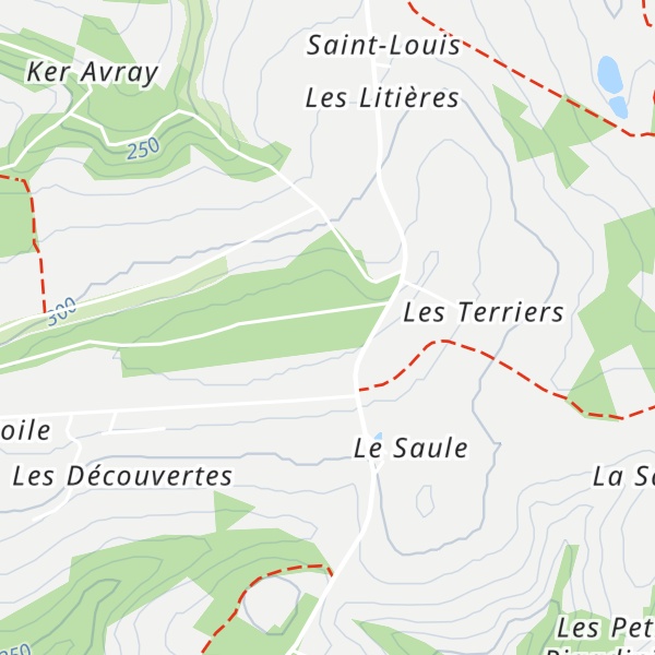 Map of Mont du Saule