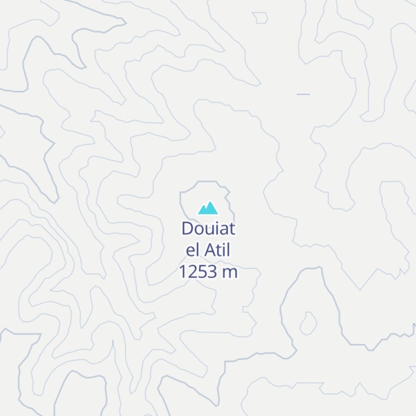 Map of Douiat el Atil