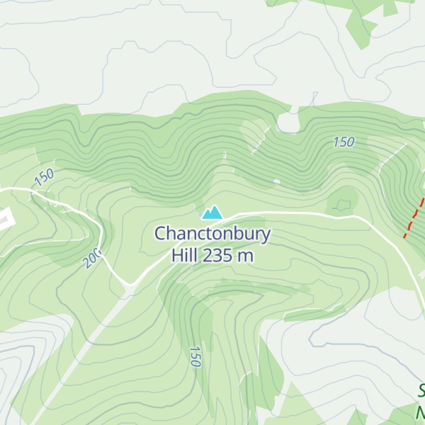 Map of Chanctonbury Hill