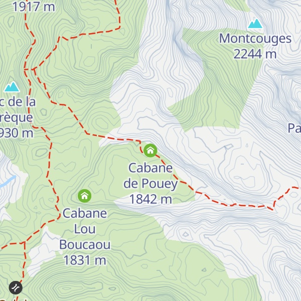 Map of Cabane de Pouey