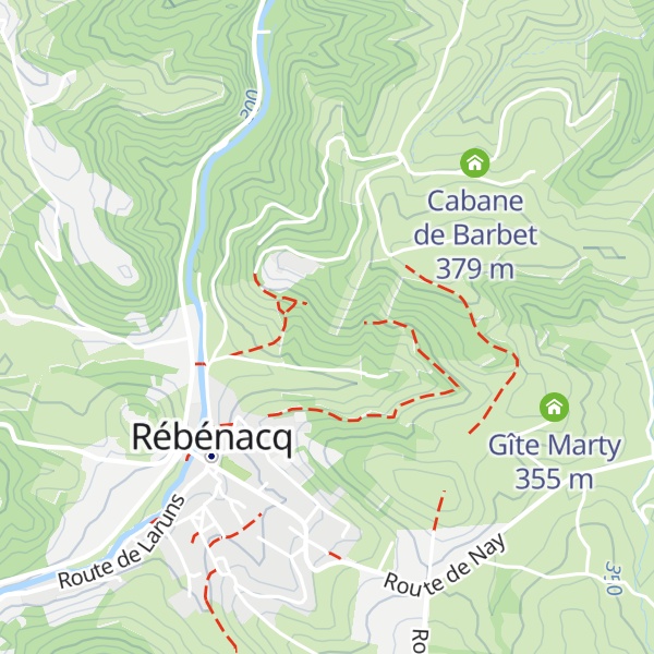 Map of Cabane Barbet