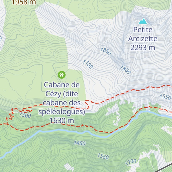 Map of Cabane de Cézy